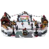 Image de Ville noel avec patinoire et 10 figurines