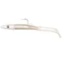 Image de Ragot RagLOU HYBRID Monster Lot de 2 leurres en caoutchouc avec système de hochet, crochet VMC 14-20 cm, 45-145 g, leurre en caoutchouc pour la Norvège (Pearl White, 101 g)