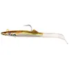 Image de Ragot RagLOU HYBRID Monster Lot de 2 leurres en caoutchouc avec système de hochet, crochet VMC, 14-20 cm, 45-145 g, leurre en caoutchouc pour la Norvège (jaune abalone, 101 g)