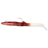 Image de Ragot RagLOU HYBRID Monster Lot de 2 leurres en caoutchouc avec système de hochet, crochet VMC, 14-20 cm, 45-145 g, leurre en caoutchouc pour la mer Norvège (rouge ormeau, 101 g)