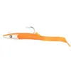 Image de Ragot RagLOU HYBRID Monster Lot de 2 leurres en caoutchouc avec système de hochet, crochet VMC, 14-20 cm, 45-145 g, leurre en caoutchouc pour la Norvège (orange fluo, 145 g)