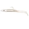 Image de Ragot RagLOU HYBRID Monster Lot de 2 leurres en caoutchouc avec système de hochet, crochet VMC 14-20 cm, 45-145 g, leurre en caoutchouc pour la Norvège (Pearl White, 145 g)