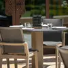 Image de Les Jardins Lampe solaire LED à poser Tekura en bois de teck