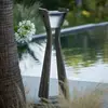 Image de Les Jardins Lampe solaire LED Osmoz en Duratek, grise