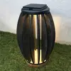 Image de Les Jardins Lampe solaire LED Pastek en teck avec capteur