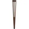 Image de Les Jardins Torche solaire LED Tinka capteur, 120 cm, corten