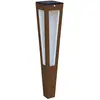 Image de Les Jardins Torche solaire LED Tinka capteur, 62 cm, corten