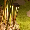 Image de Les Jardins Torche solaire LED Tinka, 52 cm de haut, corten