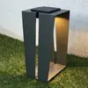 Image de Les Jardins Lanterne solaire LED Skaal aluminium, 40 cm, grise
