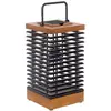 Image de Les Jardins Lanterne solaire LED Tekura, teck/gris, 46,5 cm