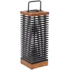 Image de Les Jardins Lanterne solaire à LED Tekura, teck/gris, 66 cm