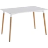 Image de Home Deco Factory - Table rectangulaire blanche - 115x75x76 cm OS