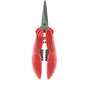 Image de COOK CONCEPT - KD3246 Pince à Crustacés Ergonomique en INOX et PP - Conçu pour Déguster Fruits de Mer - Dimensions 17,80 x 5,50 x 2 cm - Couleur Rouge