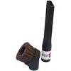 Image de Distri+ - Lot de 1 suceur Long Plat + 1 Brosse Ronde en CRIN de Cheval pour aspirateur allant sur des Tubes de diamètre 32mm