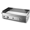Image de KRAMPOUZ - ggcin2aa - Plancha gaz 4.5kw 2 Feux Acier Inoxydable 65x40cm K