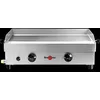 Image de KRAMPOUZ Plancha Gaz SAMBA - Plaque de Cuisson en Inox 54 x 33 cm - 3000 Watts - 2 Zones de Cuisson - 2 Brûleurs en Acier Inoxydable - Nettoyage Facile - Fabriquée en France - Réf PFSB2MA-KR
