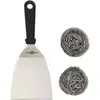 Image de Ustensile plancha KRAMPOUZ spatule/2 boules inox AKN1