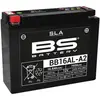 Image de BS battery 300839 bb16al-A2 AGM SLA Moto Batterie, noir