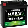Image de Fulbat - Batterie Fulbat GEL SLA 12N5.5-3B GEL 12V 5.5AH 70 AMPS 135x60x130 + Droite