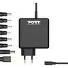 Image de Port Connect Alimentation Universelle 65w fournie avec 8 Embouts compatibles Noir