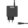 Image de Port Connect Alimentation Universelle pc USB-c 45w Compatible macbook. pc. tablettes et Smartphone Noir