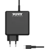 Image de Port Connect Alimentation Universelle pc USB-c 65w Compatible macbook. pc. tablettes et Smartphone Noir