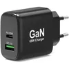 Image de Chargeur mural GaN USB-C & USB-A - PORT DESIGNS - 902104EU - 65 W - Noir