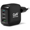 Image de PORT Designs Chargeur Mural GaN2 USB-C pour Ordinateur Portable 1XUSB-A QC 3.0 2X USB-C PD avec câble USB-C renforcé 2M (100, Watts)