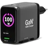 Image de PORT Designs Chargeur Mural GaN2 USB-C 100W pour Ordinateur Portable MACBOOK avec écran OLED 1XUSB-A QC 3.0 1X USB-C PD avec câble USB-C Retractable
