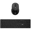 Image de Pack de bureau Clavier + Souris sans fil Wifi Port Designs Noir en occasion ou reconditionné