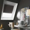 Image de MADECOSTORE Store de Toit Enrouleur Compatible Velux® - Gris Anthracite - L61 x H74cm Modèle M04 - Cadre Alu