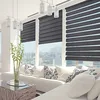 Image de MADECOSTORE Store Enrouleur Jour Nuit sans percer - Gamme Must - Noir et Blanc - L41 x H190cm