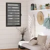 Image de MADECOSTORE Store Enrouleur Jour Nuit chaînette coordonnée sans percer - Gris Anthracite - L126 x H190cm