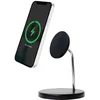Image de Station de Charge sans Fil 15W Qi Stand 2 Zones Smartphone + Truewireless Noire Bigben
