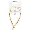 Image de Dragonne Universelle Amovible Chaine Gold + Rose Bigben