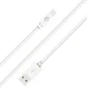 Image de Câble USB A/Lightning 2.4A 2m FastCharge 12W Blanc Bigben