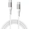Image de Câble de charge FORCE POWER 60W USB-C / USB-C 3m blanc renforcé