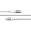 Image de Câble USB FORCE POWER 60W USB-C / USB-C 2m blanc
