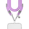 Image de Force Case Bandoulière téléphone Universelle Cordon Violette détails argentés - Garantie à Vie