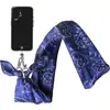 Image de Cordon téléphone FORCE CASE foulard Bandana bleu