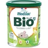 Image de Modilac - Lait Infantile en Poudre Mon Petit Bio Lf+1 - Convient en Relais de l'Allaitement Maternel - Certifié Agriculture Bilogique - Sans Huile de Palme - 1er Age, De 0 à 6 Mois - 800g