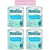 Image de Modilac - Lait Infantile en Poudre Doucéa 1 - Convient en Relais de l'Allaitement Maternel - Fabriqué en France, Sans Huile de Palme - 1er Age, De 0 à 6 Mois - Lot de 4x400g