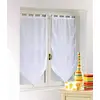 Image de Douceur d'Intérieur, Paire de Voilages à Passants (2 x 60 x 90 cm) Voiline Blanc, Voile Uni