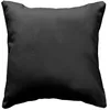Image de Douceur d'Intérieur 1600836 Coussin en Polyester-Fibre Noir 40 x 40 cm