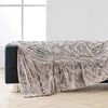 Image de Douceur d'Intérieur, Plaid Chaud Hiver (180 x 220 cm) Antartic Choco, Imitation Fourrure et Polaire