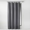 Image de RIDEAU A PASSANTS 140 x 260 CM POLYESTER UNI ESSENTIEL BETON