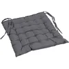 Image de Douceur d'Intérieur, Assise Matelassée (40 x 40 cm) Essentiel Beton, Polyester Uni