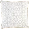 Image de Douceur d'Intérieur, Coussin Déhoussable (45 x 45 cm) Astre Blanc, Polyester Imprimé