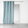 Image de Douceur d'Intérieur, Rideau à Oeillets (140 x 260 cm) Havana Bleu, Polyester Imprimé