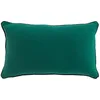 Image de Douceur d'Intérieur, Coussin Déhoussable (30 x 50 cm) Linette Emeraude, Coton Lavé